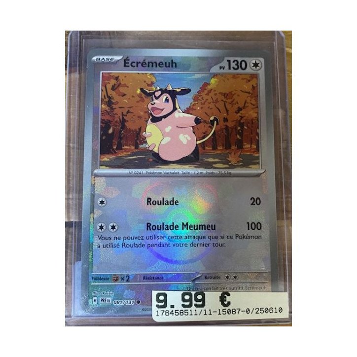 Pokémon - Carte à l'unité - Ecremeuh Masterball (081/131) Pokémon - Carte à l'unité - Ecremeuh Masterball (081/131)