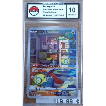 Pokèmon - Carte à l'unité - Dunsparce Jap (198/172) Grade 10 Akastu Grading