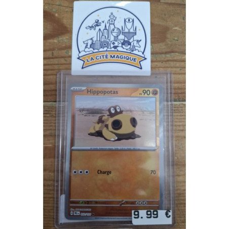 Pokémon - Carte à l'unité - Hippopotas - Masterball  (052/131) N.M.