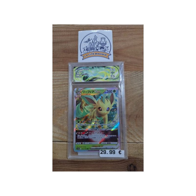 Pokémon - Carte à l'unité - Leafon Vstar Jpn  (012/172) grade 9.5 Collect Aura Grading