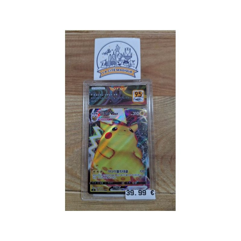 Pokémon - Carte à l'unité - Pikachu Vmax KR  (245/184 ) grade 9.5 S.F.G. Grading