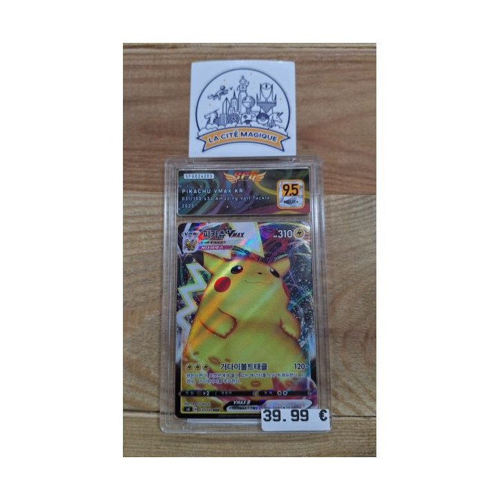 Pokémon - Carte à l'unité - Pikachu Vmax KR  (245/184 ) grade 9.5 S.F.G. Grading
