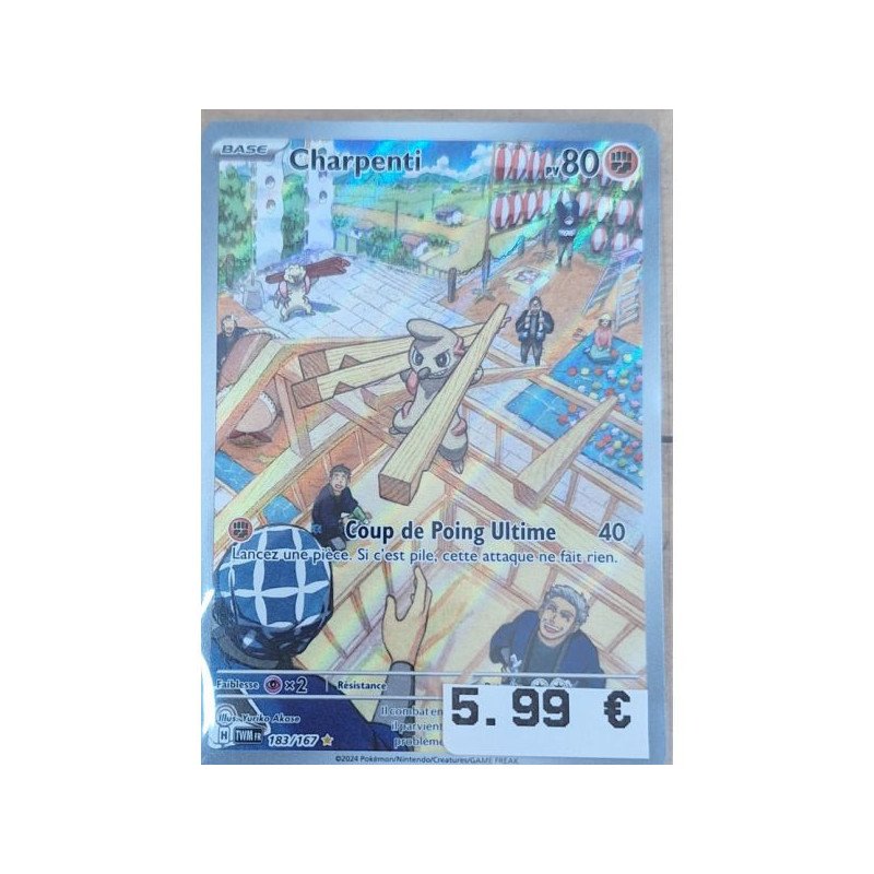 Pokémon - Carte à l'unité - Charpenti (183/167) N.M.