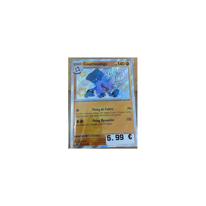 Pokémon - Carte à l'unité - Courrousinge (171/091) N.M. Pokémon - Carte à l'unité - Courrousinge (171/091) N.M.