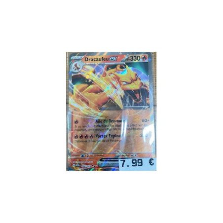 Pokémon - Carte à l'unité - Dracaufeu ex (006/165) N.M.