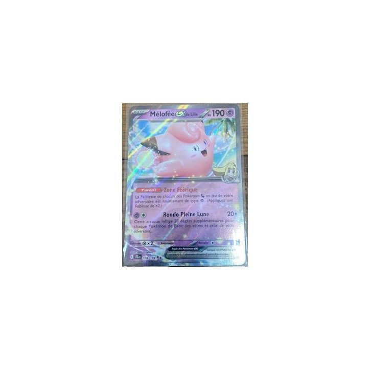 Pokémon - Carte à l'unité - Mélofée ex de Lilie (056/159) Pokémon - Carte à l'unité - Mélofée ex de Lilie (056/159)