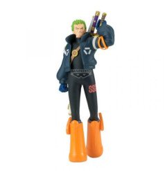 ONE PIECE - FIGURINE 17CM - BANPRESTO - THE SHUKKO FIGURE - RORONOA ZORO VER. EGGHEAD