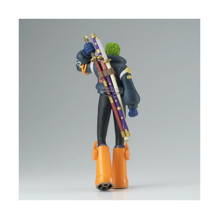 ONE PIECE - FIGURINE 17CM - BANPRESTO - THE SHUKKO FIGURE - RORONOA ZORO VER. EGGHEAD