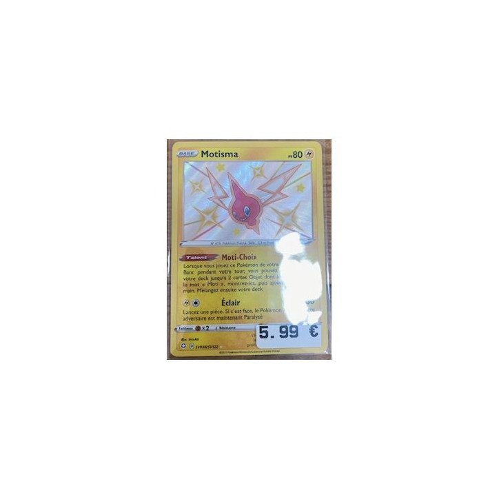 Pokémon - Carte à l'unité - Motisma (sv066/sv122) N.M. Pokémon - Carte à l'unité - Motisma (sv066/sv122) N.M.