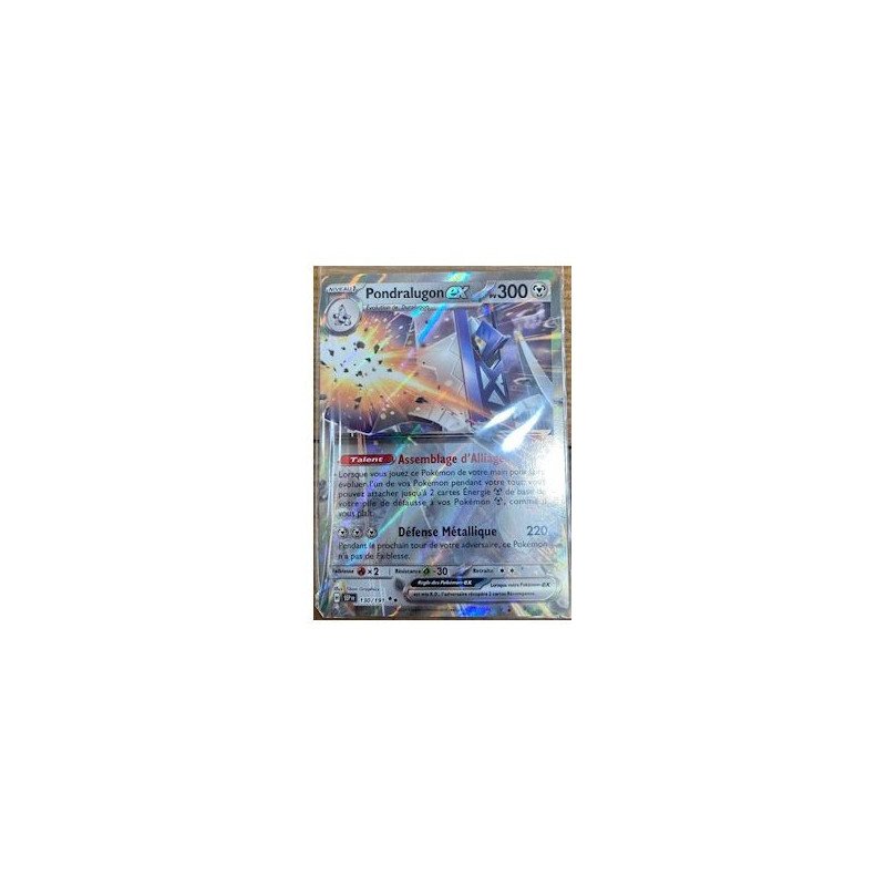 Pokémon - Carte à l'unité - Pondralugon ex (130/191)
