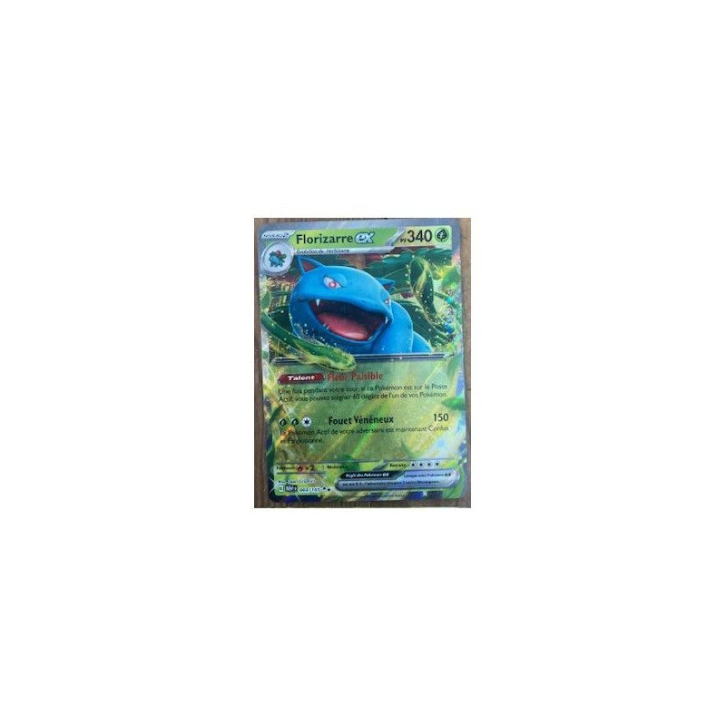 Pokémon - Carte à l'unité -Florizarre ex (MEW 003/165)