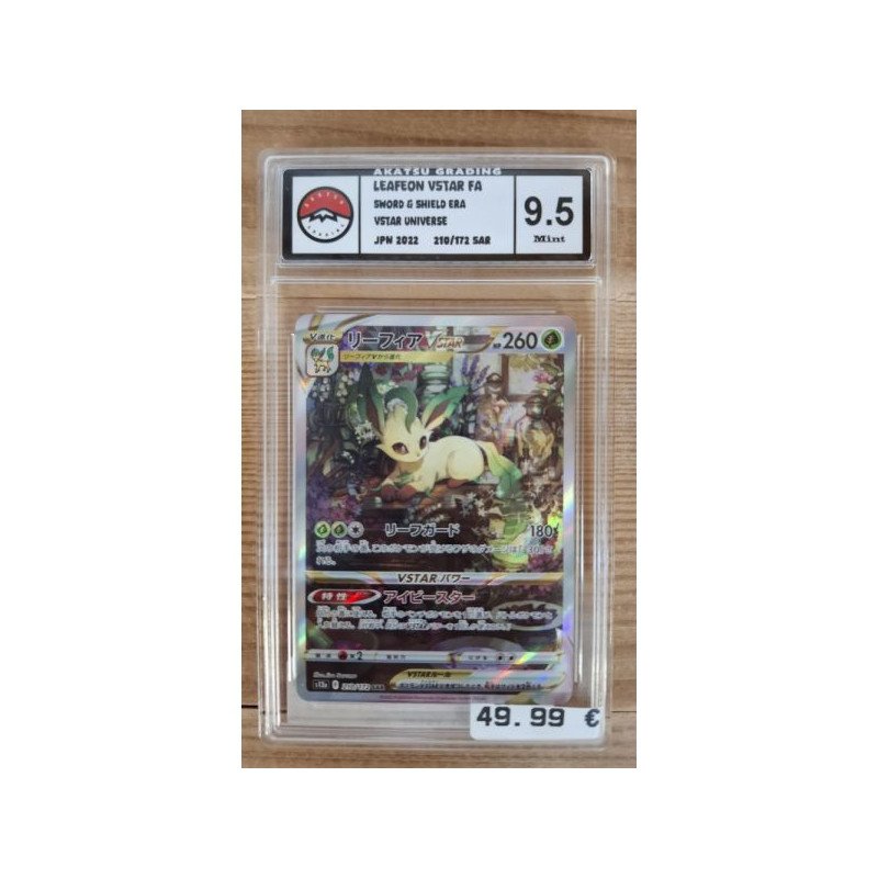 Pokémon - Leafeon VSTAR Jap (210/172) - Grade 9.5 Akatsu