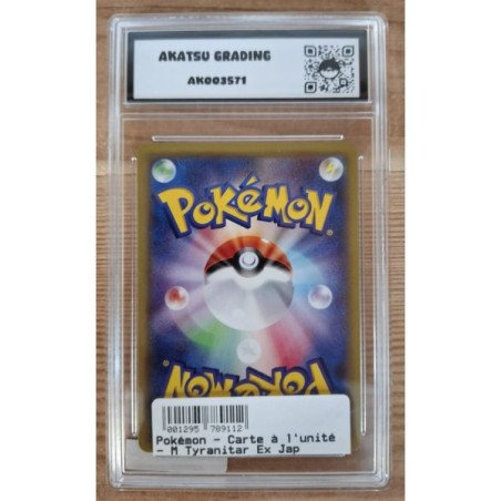 Pokémon - Carte à l'unité - M Tyranitar Ex Jap (055/068) grade 9.5  Akatsu Grading