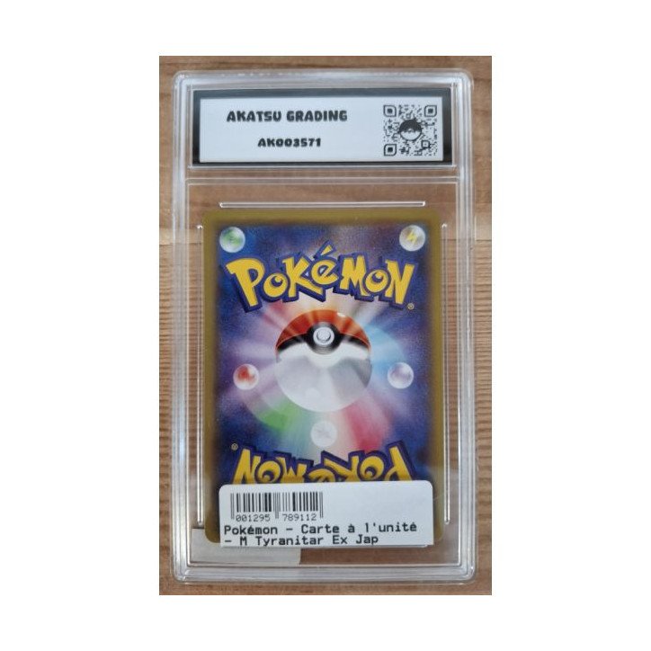 Pokémon - Carte à l'unité - M Tyranitar Ex Jap (055/068) grade 9.5 Akatsu Grading Pokémon - Carte à l'unité - M Tyranitar Ex Jap (055/068) grade 9.5 Akatsu Grading