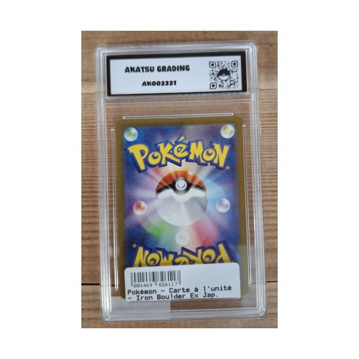 Pokémon - Carte à l'unité - Iron Boulder Ex Jap.  (055/068) grade 10 Akatsu Grading