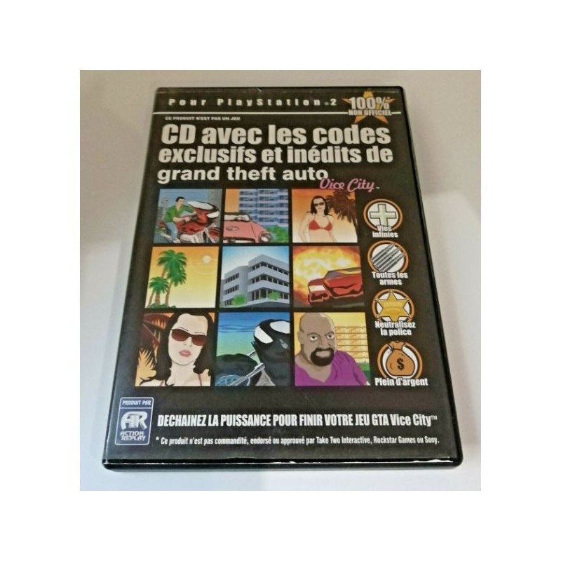 CODES POUR GTA - VICE CITY - PS2 OCC