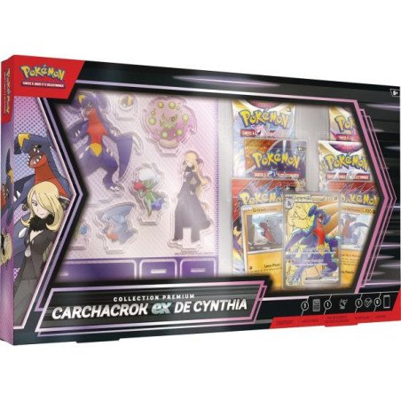 Pokémon - Coffret ex Prénium - Carchacrock ex de Cynthia