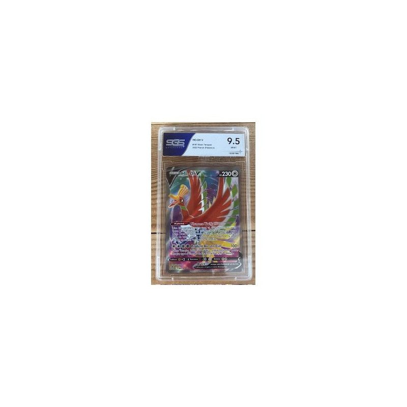 Pokémon - Carte à l'unité - Ho-Oh V (187/195) Grade 9.5 S.G.S.