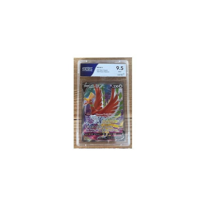 Pokémon - Carte à l'unité - Ho-Oh V (187/195) Grade 9.5 S.G.S. Pokémon - Carte à l'unité - Ho-Oh V (187/195) Grade 9.5 S.G.S.