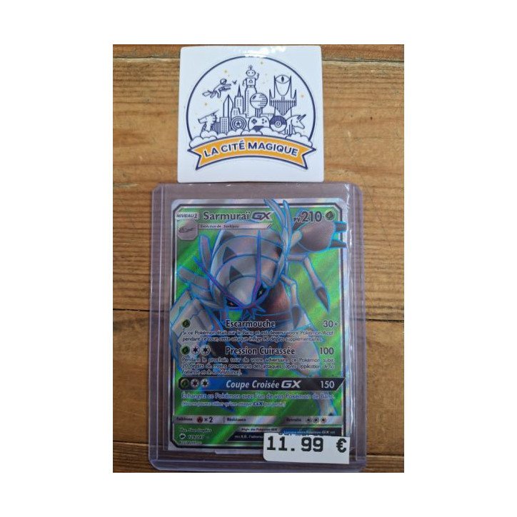 Pokémon - Carte à l'unité - Sarmurai GX (129/147) Good Pokémon - Carte à l'unité - Sarmurai GX (129/147) Good