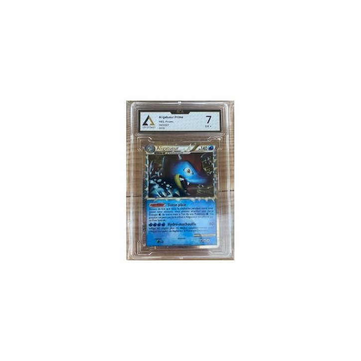 Pokémon - Carte à l'unité - Aligatueur Prime Promo (HGSS07) Grade 7 S.C.A. Pokémon - Carte à l'unité - Aligatueur Prime Promo (HGSS07) Grade 7 S.C.A.
