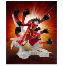 One Piece - Figurine 18 cm - Tamashii Nations : Figuarts Zero - Monkey D. Luffy Gum-gum hawk gatling extra batt