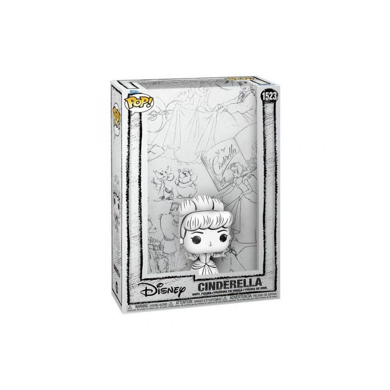 DISNEY - CINDERELLA - VINYL FIGURE POP N° 1523 - COMIC COVERS - CINDERELLA (SKETCHED)