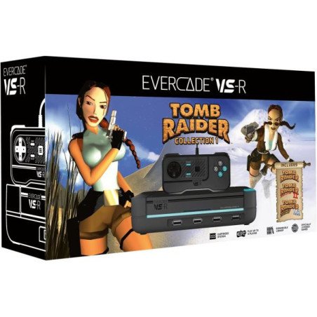 Blaze Evercade VS-R - Console + 1 Manettes + Cartouche incluse Giga Cart Tomb Raider Collection 1 OCC