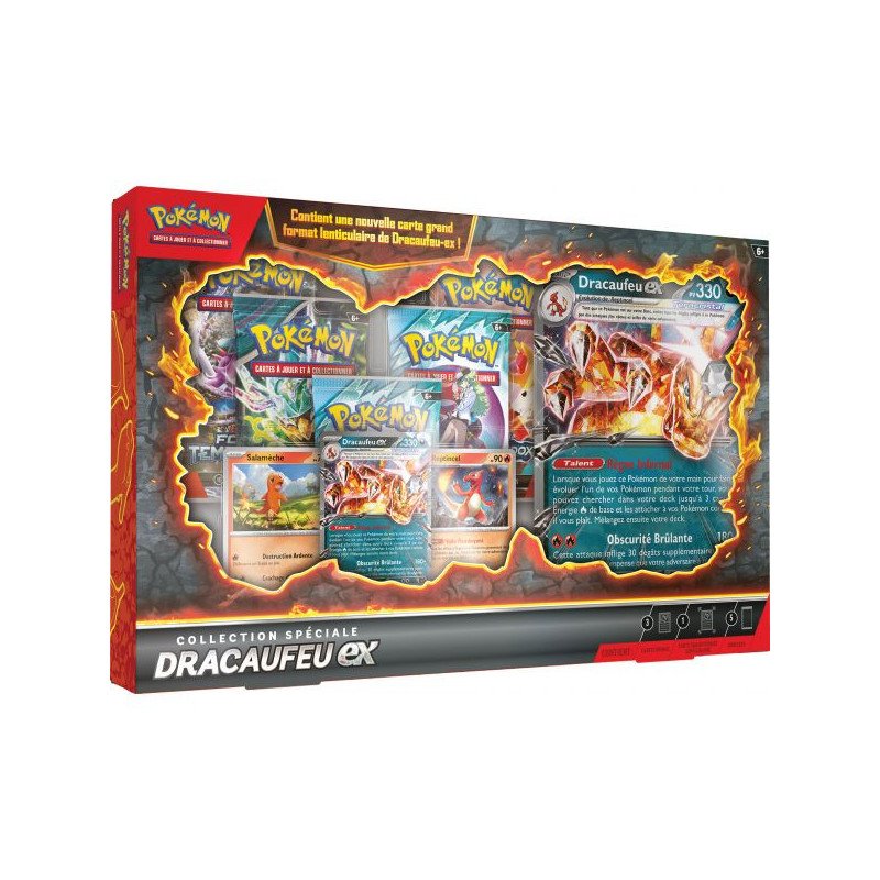 Pokémon - Coffret 5 boosters - Collecion spéciale : Dracaufeu ex (FR)