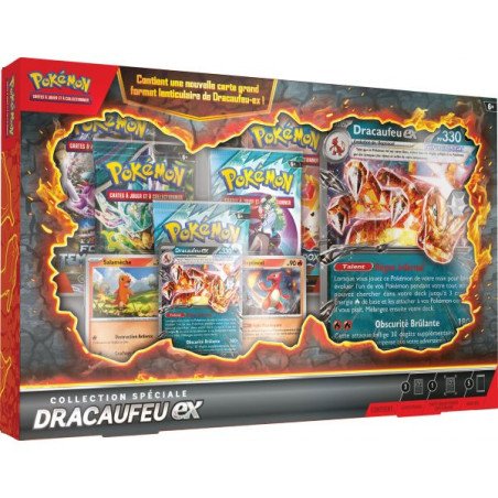 Pokémon - Coffret 5 boosters - Collecion spéciale : Dracaufeu ex (FR)