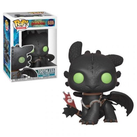 Dragons : The hidden world - Vinyl figure POP! n° 686 - Toothless