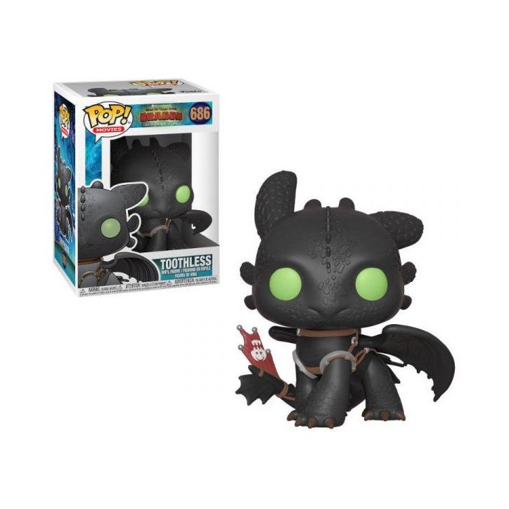 Dragons : The hidden world - Vinyl figure POP! n° 686 - Toothless