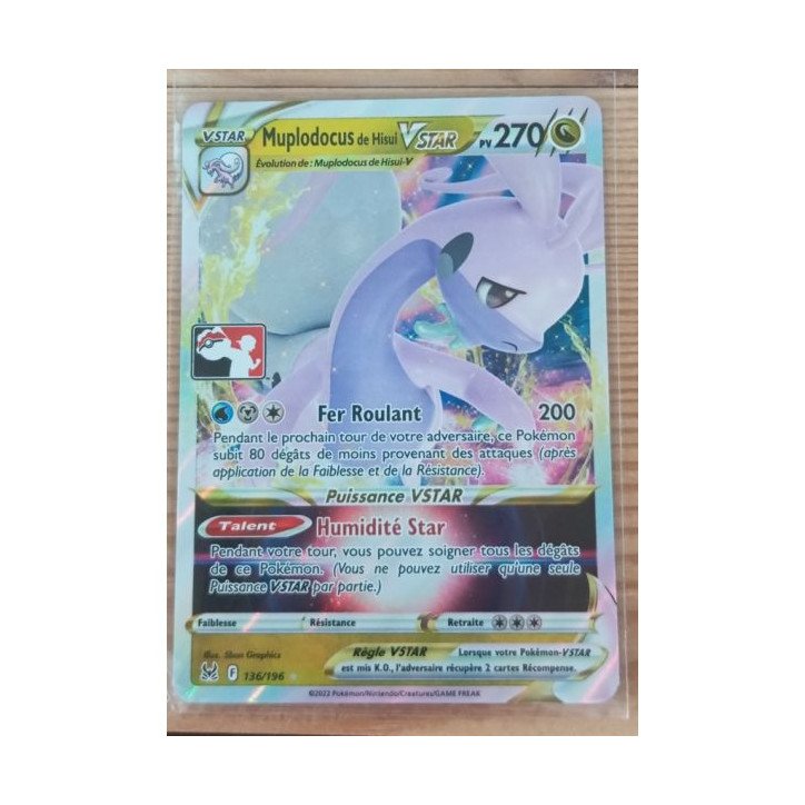 Pokémon - Carte à l'unité - Muplodocus de Hisui (136/196) Pokémon - Carte à l'unité - Muplodocus de Hisui (136/196)