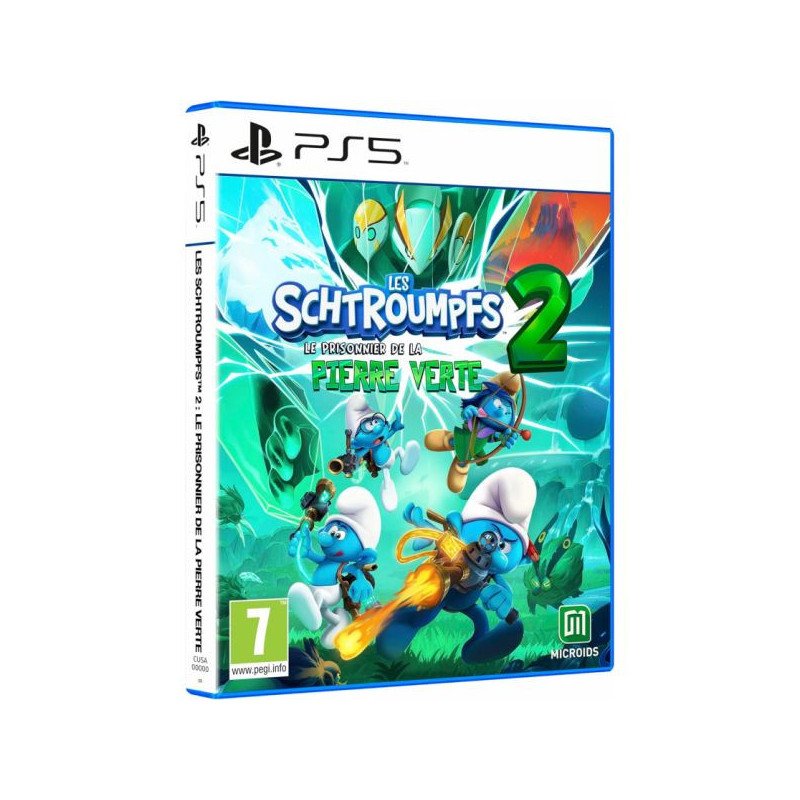LES SCHTROUMPFS - LE PRISONNIER DE LA PIERRE VERTE 2 - PS5 OCC