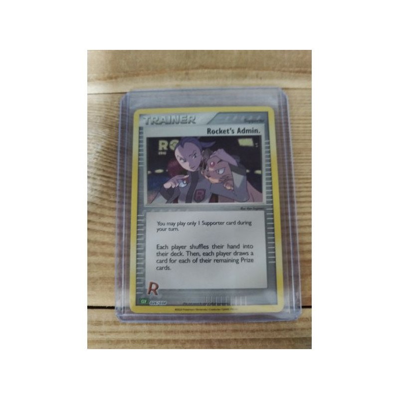 Pokémon - Carte à l'unité - Rocket's Admin Eng (026/034)
