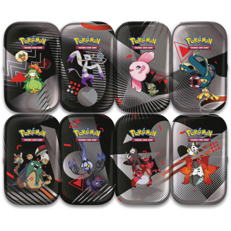 Pokémon - Ecarlate et Violtet - Mini-tins unys - Foudre noire et Flamme blanche (FR)