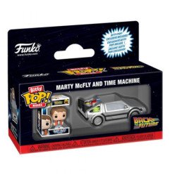 Back to the future - Bitty POP! Rides - Marty McFly and Time Machine