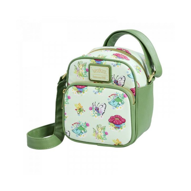 POKEMON - SAC A BANDOULIERE  - LOUNGEFLY -  TYPE PLANTE
