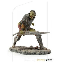 LORD OF THE RINGS - FIGURINE EN RESINE 16 CM - IRON STUDIOS - SWORDSMAN ORC