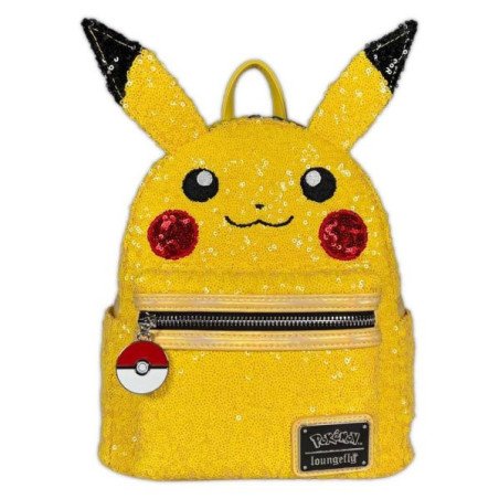 POKEMON - MINI SAC A DOS - LOUNGEFLY - PIKACHU SEQUIN