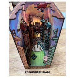Harry Potter - Maquette 23 cm - Book Nook Tiny Adventures - Terrain de Quidditch