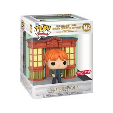 HARRY POTTER - VINYL FIGURE POP! N° 142 - RON WEASLEY WITH QUALITY QUIDDITCH SUPPLIES (SPECIAL EDITION)