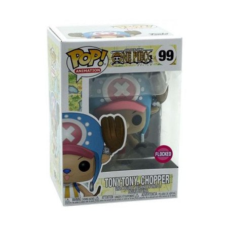 ONE PIECE - VINYL FIGURE POP N° 99 - TONY TONY CHOPPER (FLOCKED)