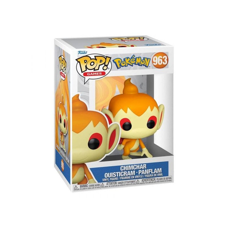 POKEMON - VINYL FIGURE POP N° 963 - CHIMCHAR / OUISTICRAM / PANFLAM
