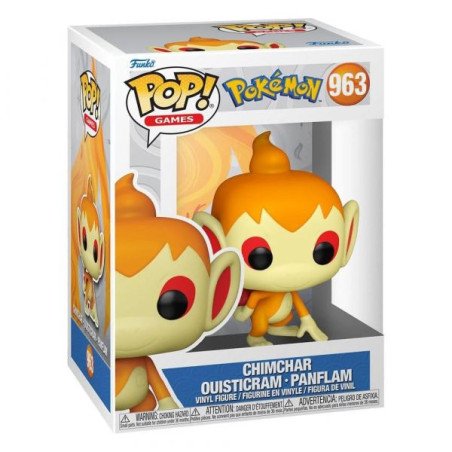 POKEMON - VINYL FIGURE POP N° 963 - CHIMCHAR / OUISTICRAM / PANFLAM