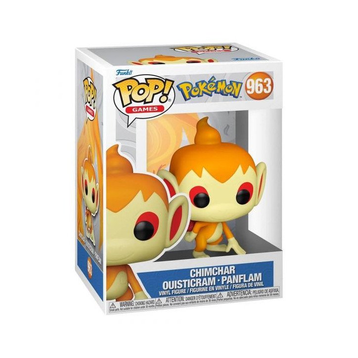 POKEMON - VINYL FIGURE POP N° 963 - CHIMCHAR / OUISTICRAM / PANFLAM