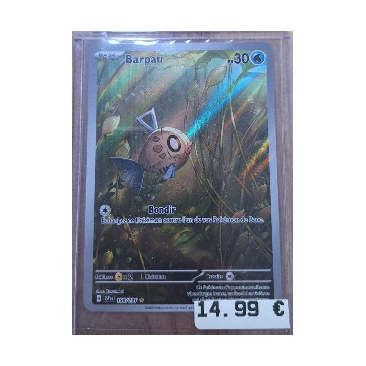Pokémon - Carte à l'unité - Barpau (198/191) N.M.