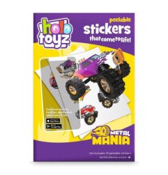 HOLO TOYZ - 10 STICKERS EN R.A. AVEC SON - METAL MANIA
