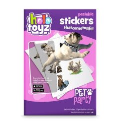 HOLO TOYZ - 10 STICKERS EN R.A. AVEC SON - PET PARTY