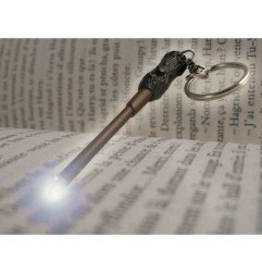HARRY POTTER - PORTE-CLES PVC - BAGUETTE LUMINEUSE HARRY POTTER
